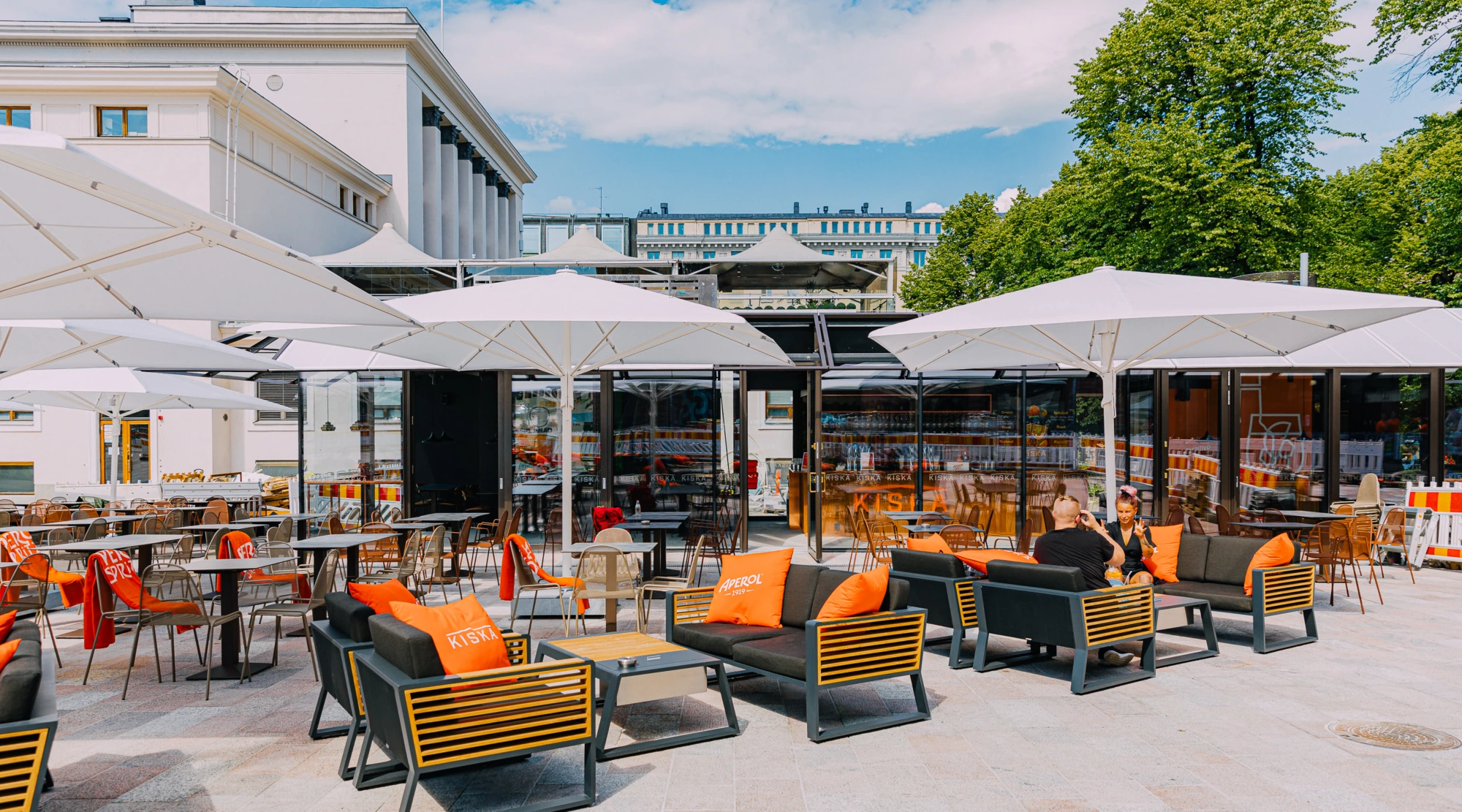 helsingin kiska terassi aperol spritz helsinki